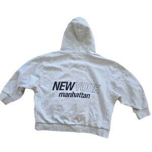 Zara New York manhattan Oversized Y2K hoodie Size L A001038